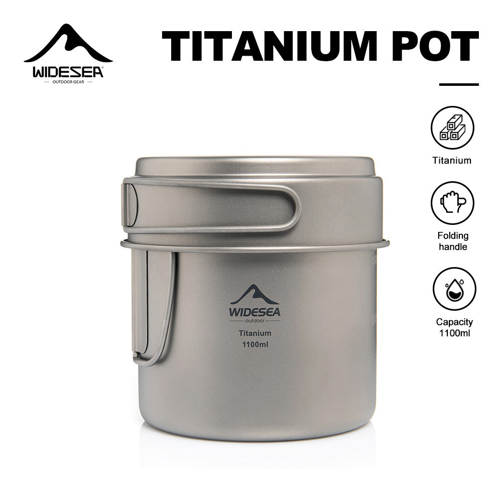 Camping Cooking Utilities - Widesea Olla de camping ultraligera de