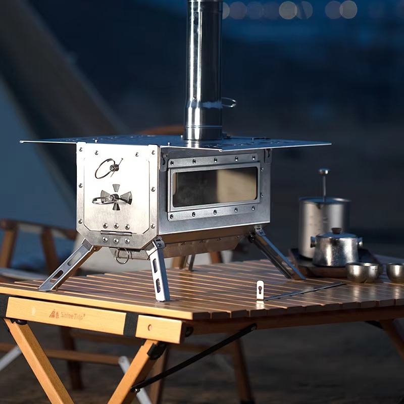 Camping Cooking Tent - Estufa de Leña Portátil para Acampar