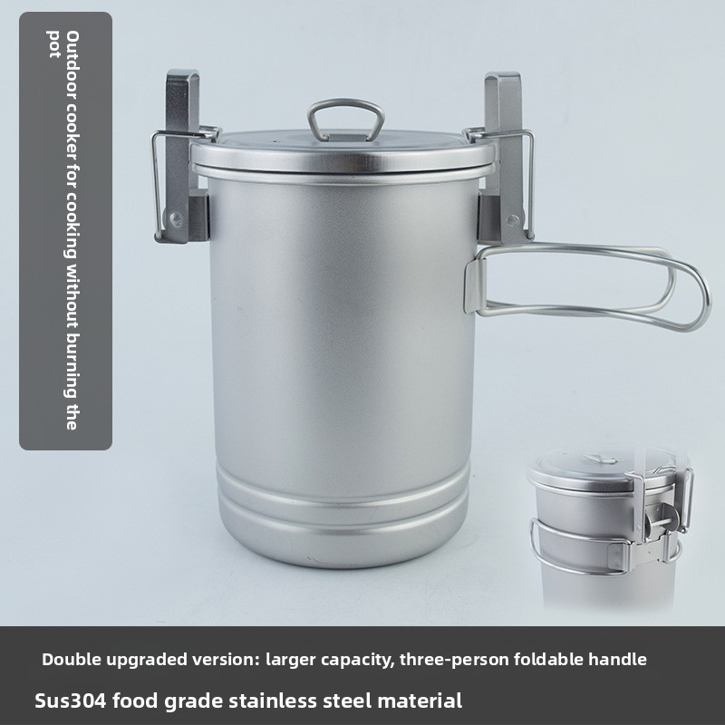 Camping With Cooking - Olla multifuncional para cocinar arroz en