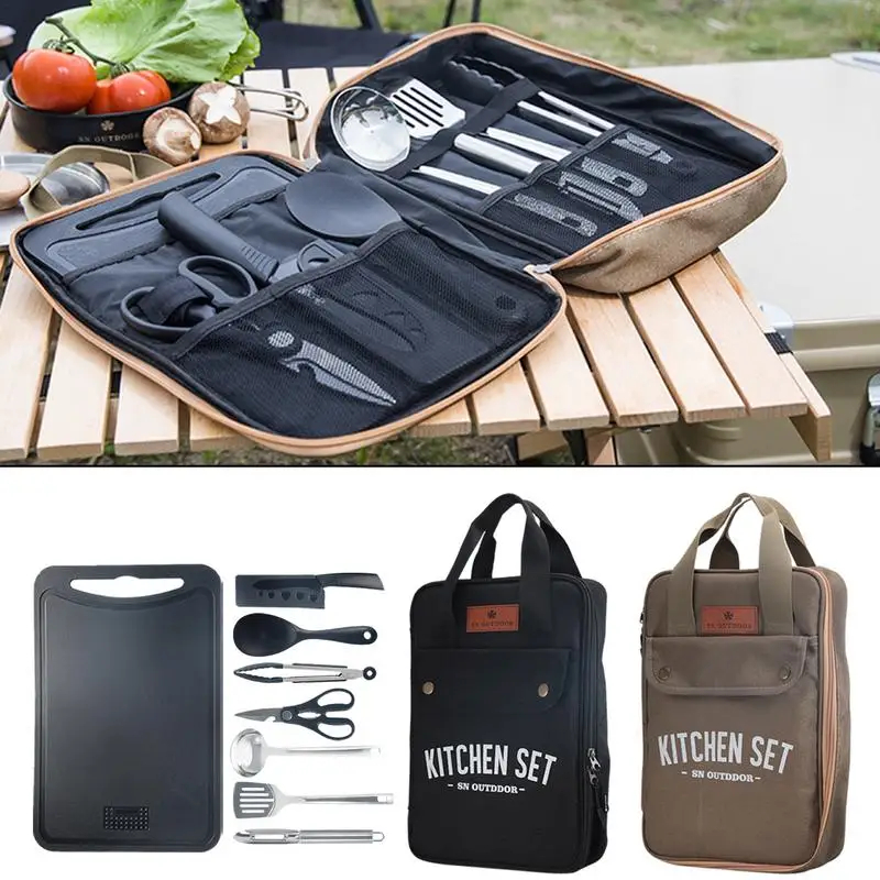Quechua Camping Cooking Set - Juego de Utensilios de Cocina para