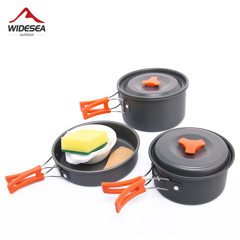 Quechua Camping Cooking Set - Widesea-Juego de utensilios de cocina para