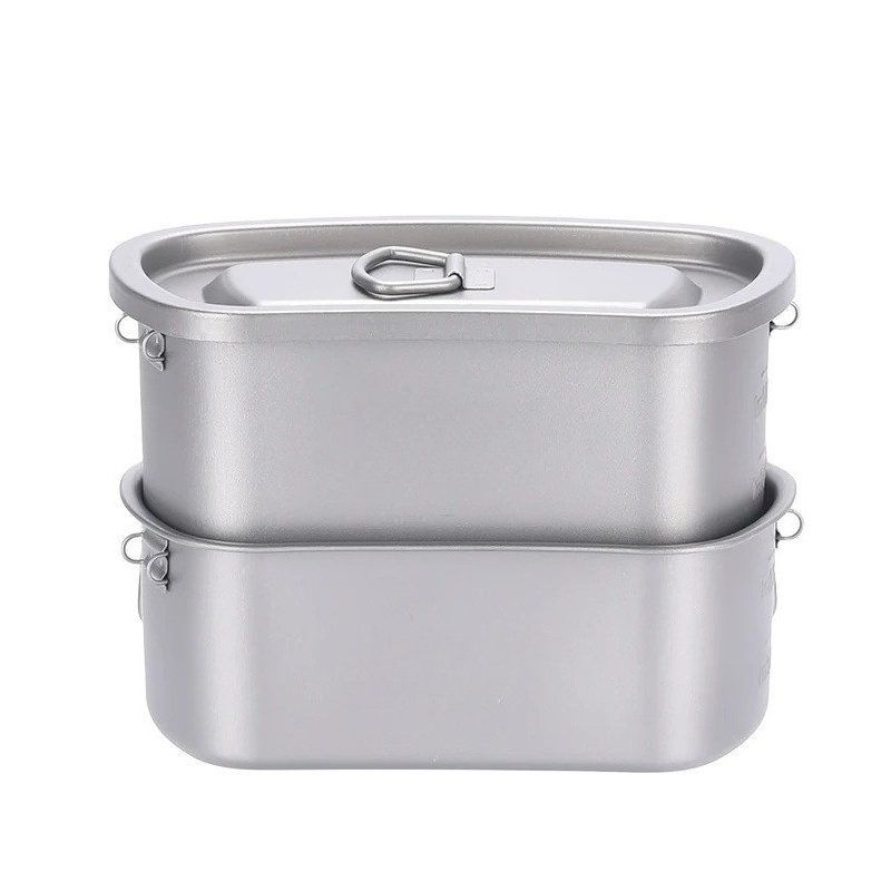 Camping Cooking Accessories Set - Juego de cantimplora de titanio para