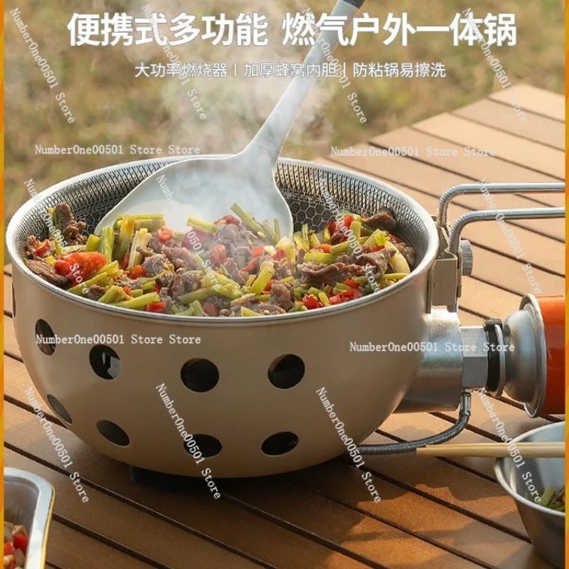 Olla Portátil para Cocinar al  - Camping Cooking Accessories Set reseña y precio