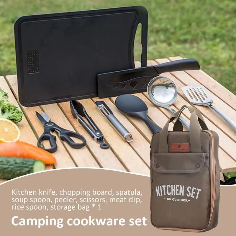 Juego de Utensilios de Cocina  - Camping Cooking Accessories Set reseña y precio