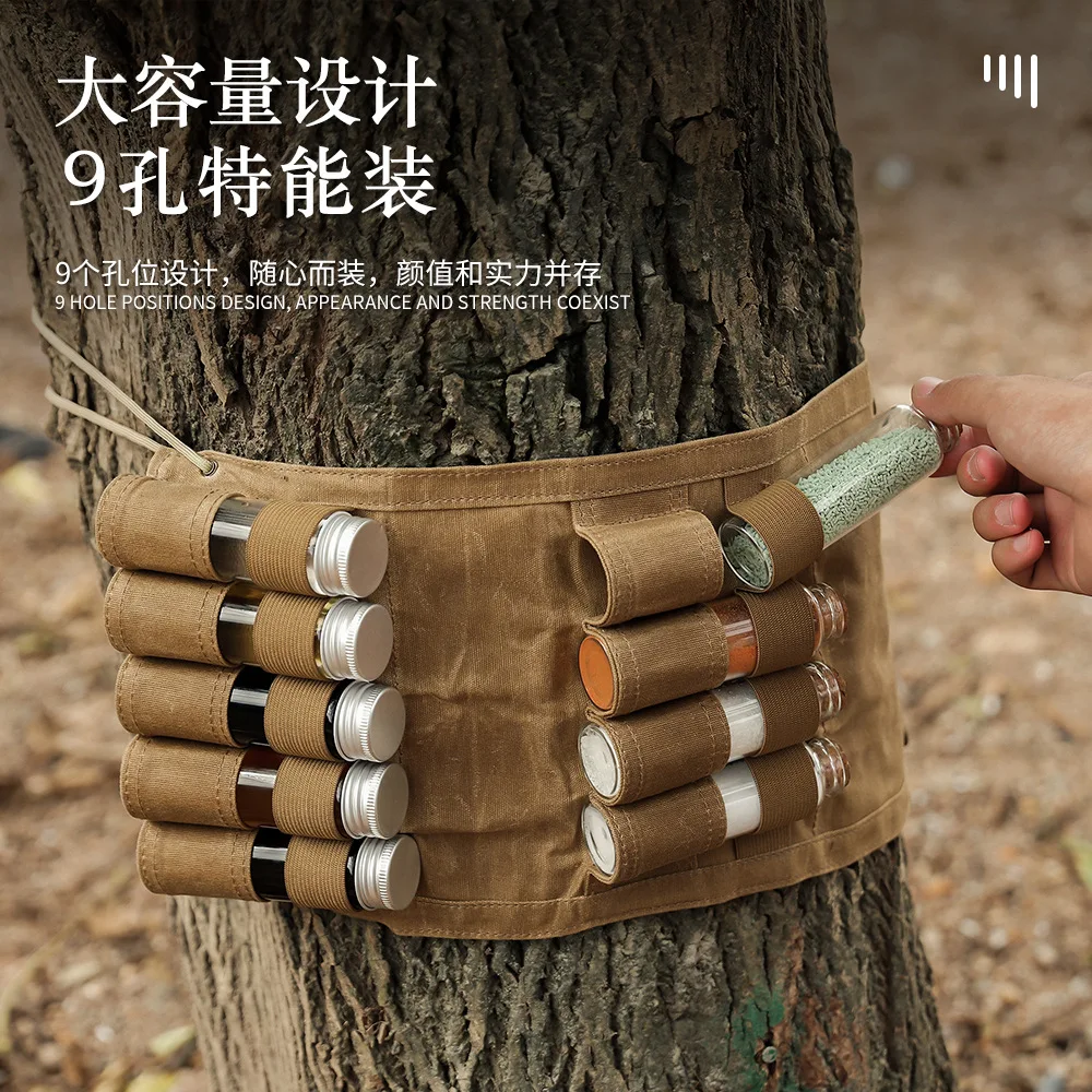 Juego de botellas de condiment - Camping Cooking Equipment Bag reseña y precio