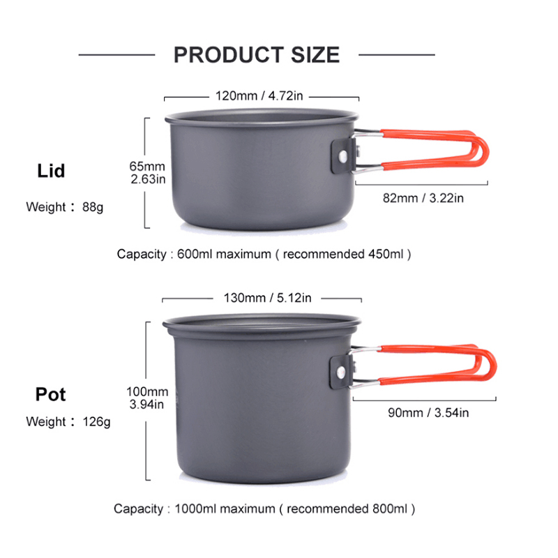 Widesea-utensilios de cocina p - Quechua Camping Cooking Set reseña y precio