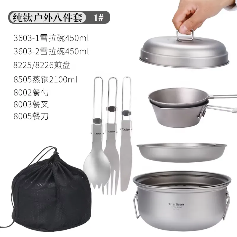 Juego de Utensilios de Cocina  - Camping Cooking Set With Kettle reseña y precio