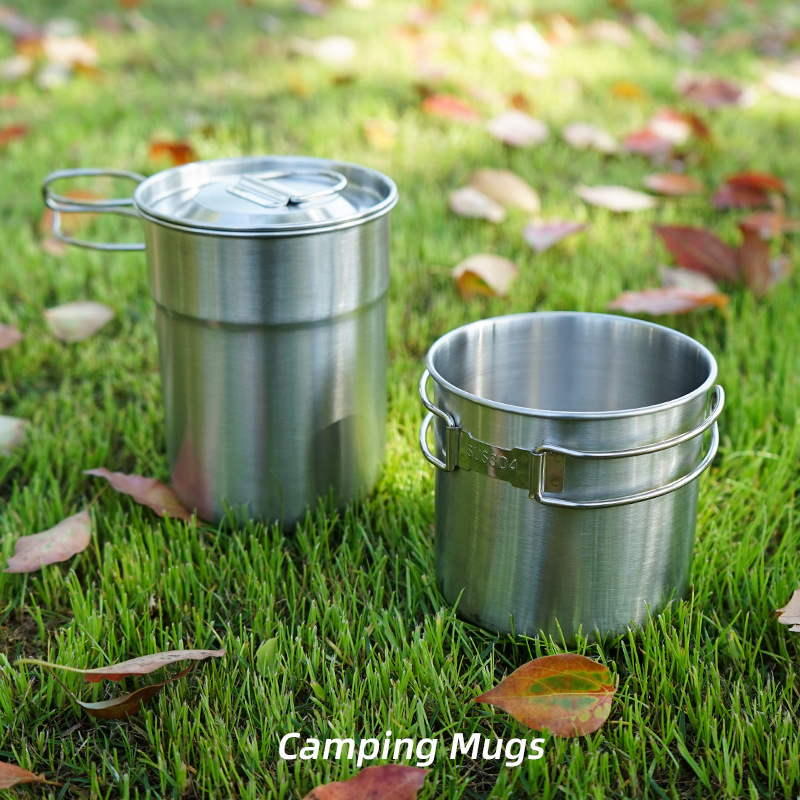 2 unids/set hervidor de Campin - Camping Cooking Set With Kettle reseña y precio