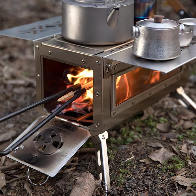 Estufa de Leña Portátil para A - Camping Cooking Tent reseña y precio