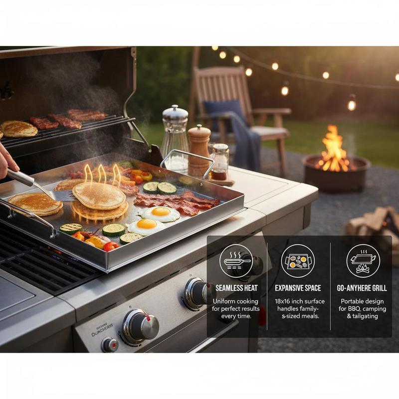 Plancha universal de superfici - Camping Cooking And Eating reseña y precio