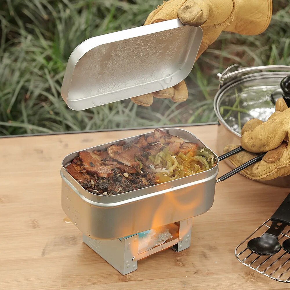 Fiambreras de aluminio de 800/ - Camping Cooking And Eating reseña y precio