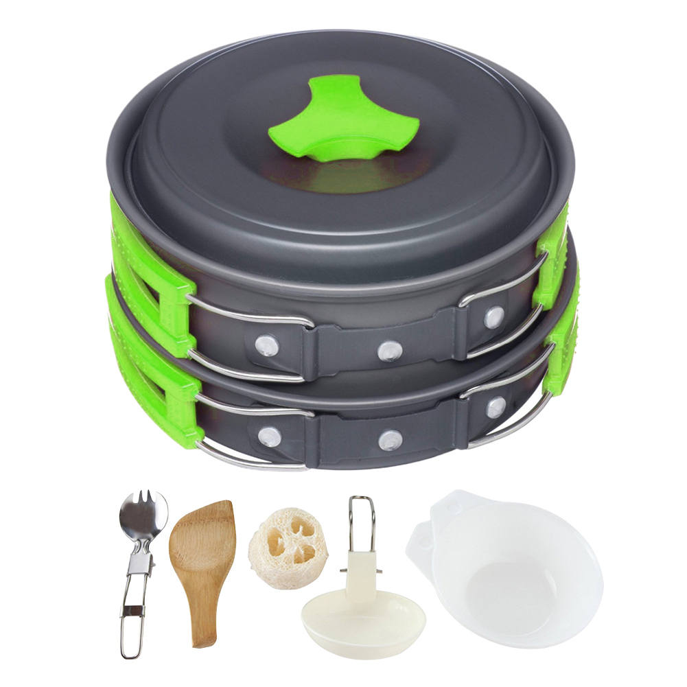 Juego de ollas y sartenes para - Camping Cooking Equipment Bag reseña y precio