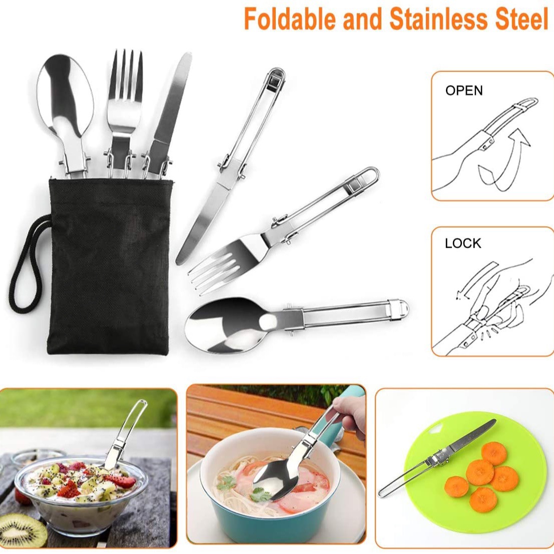 Juego Completo de Cocina para  - Camping Cooking Set With Kettle reseña y precio