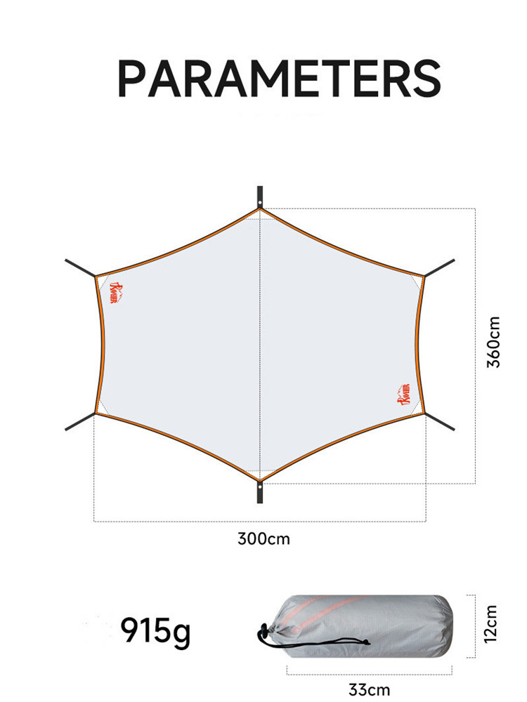 Toldo parasol, refugio a prueb - Camping Cooking Tent reseña y precio