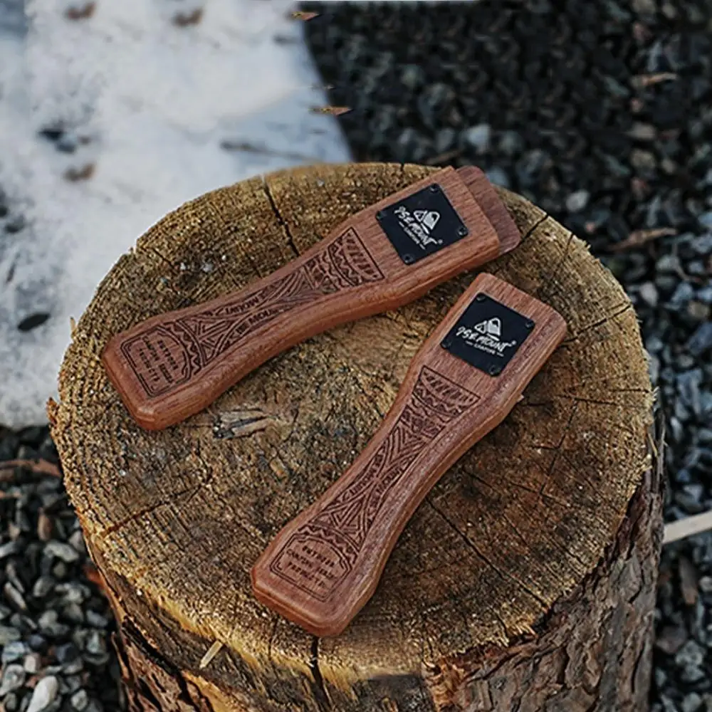 Sartén de madera natural para  - Camping Cooking Utilities reseña y precio