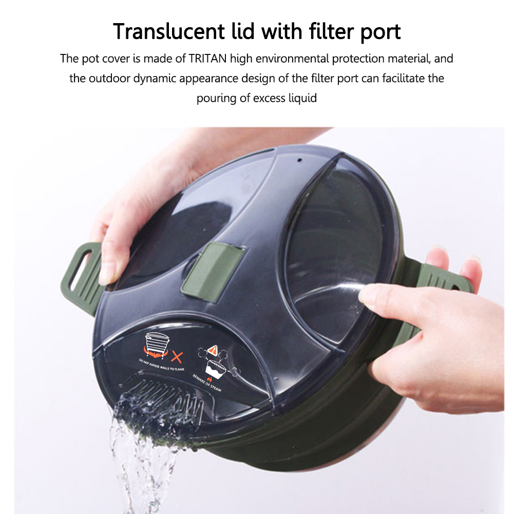 Tetera plegable de silicona de - Camping Cooking Utilities reseña y precio