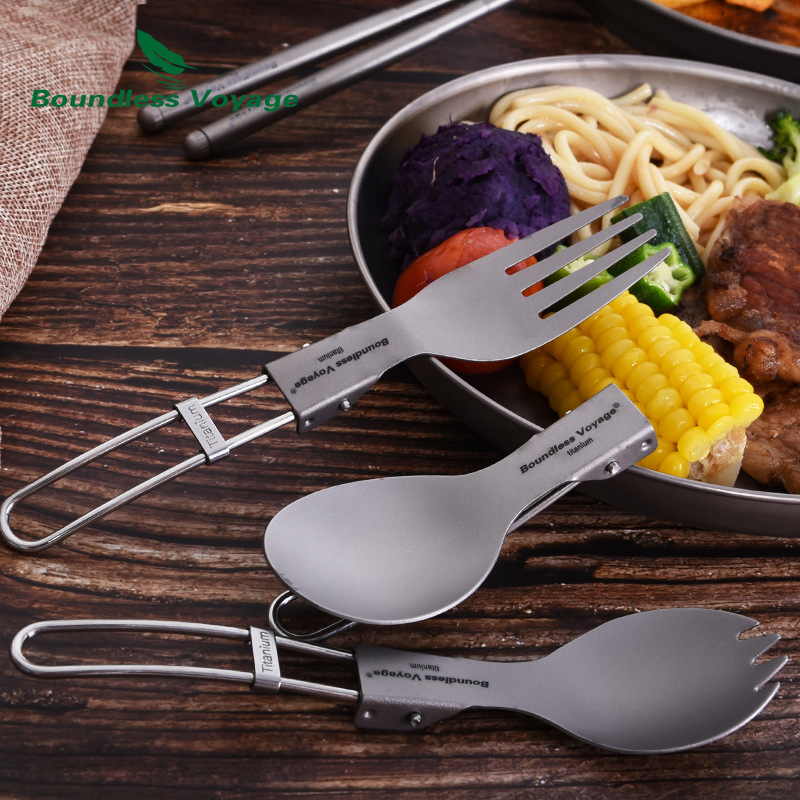 Cubiertos de titanio para acam - Camping Cooking And Eating reseña y precio