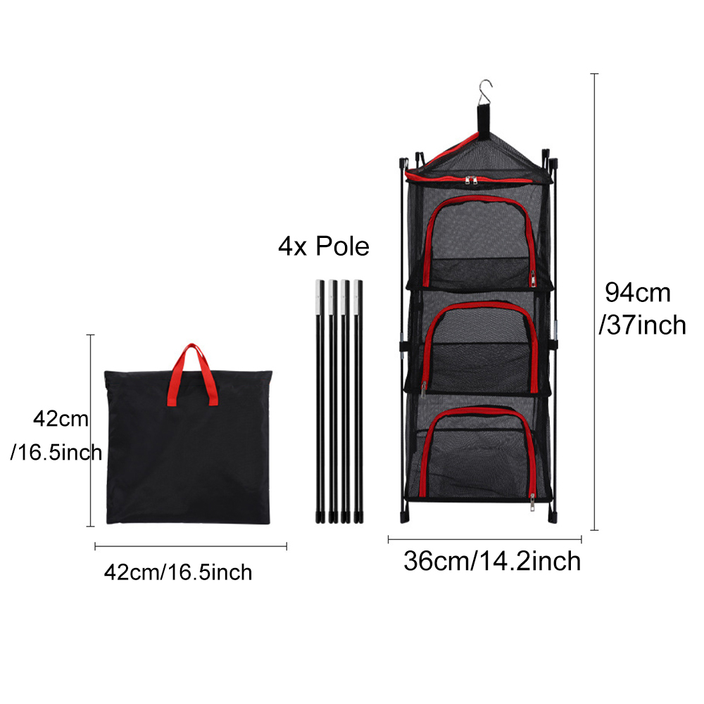 Red de secado de almacenamient - Camping Cooking And Eating reseña y precio