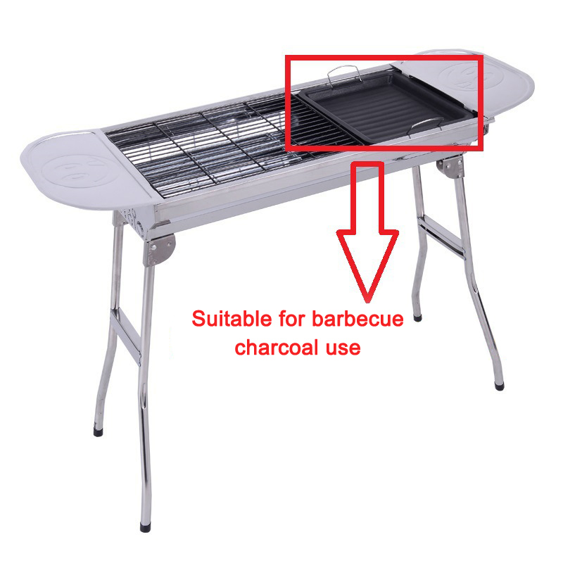 Sartén cuadrada gruesa para ex - Camping Cooking Tray reseña y precio