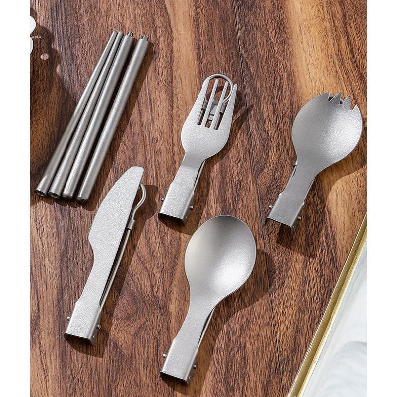 Juego de Cubiertos Plegables d - Camping Cooking And Eating reseña y precio