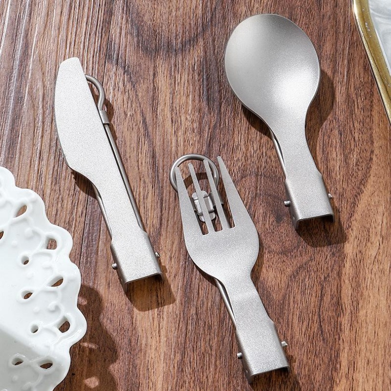 Juego de Cubiertos Plegables d - Camping Cooking And Eating reseña y precio