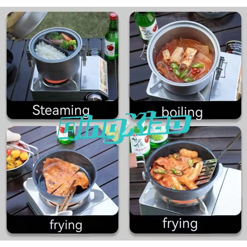 Olla Multifuncional de Acero I - Camping With Cooking reseña y precio