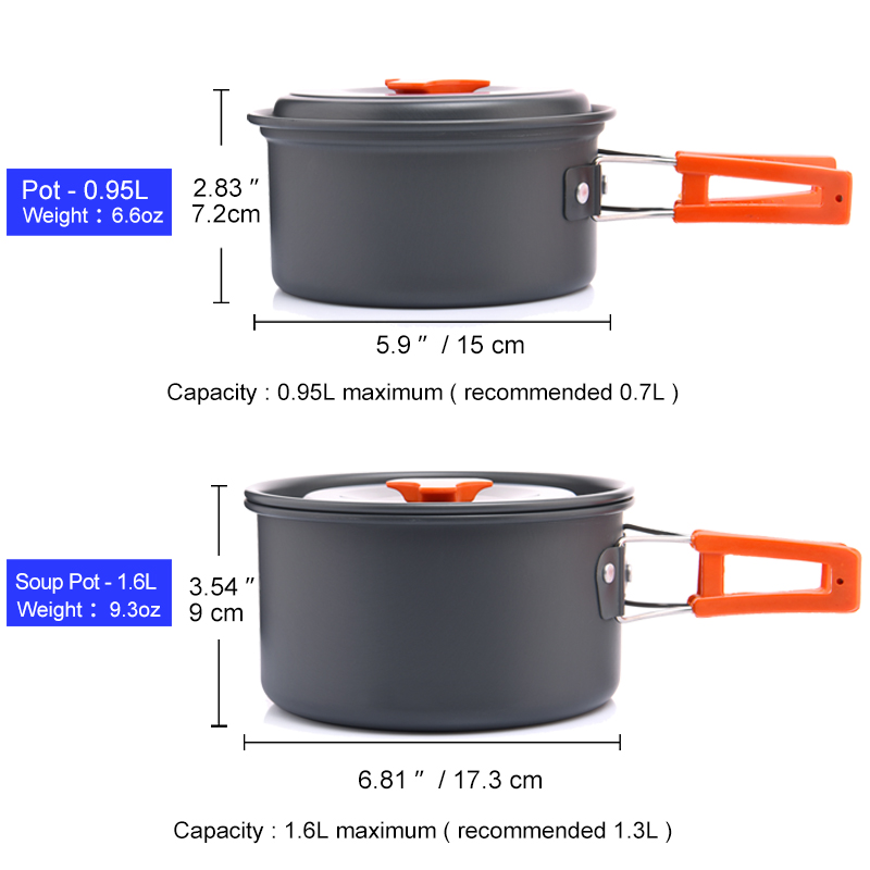 Widesea-Juego de utensilios de - Quechua Camping Cooking Set reseña y precio