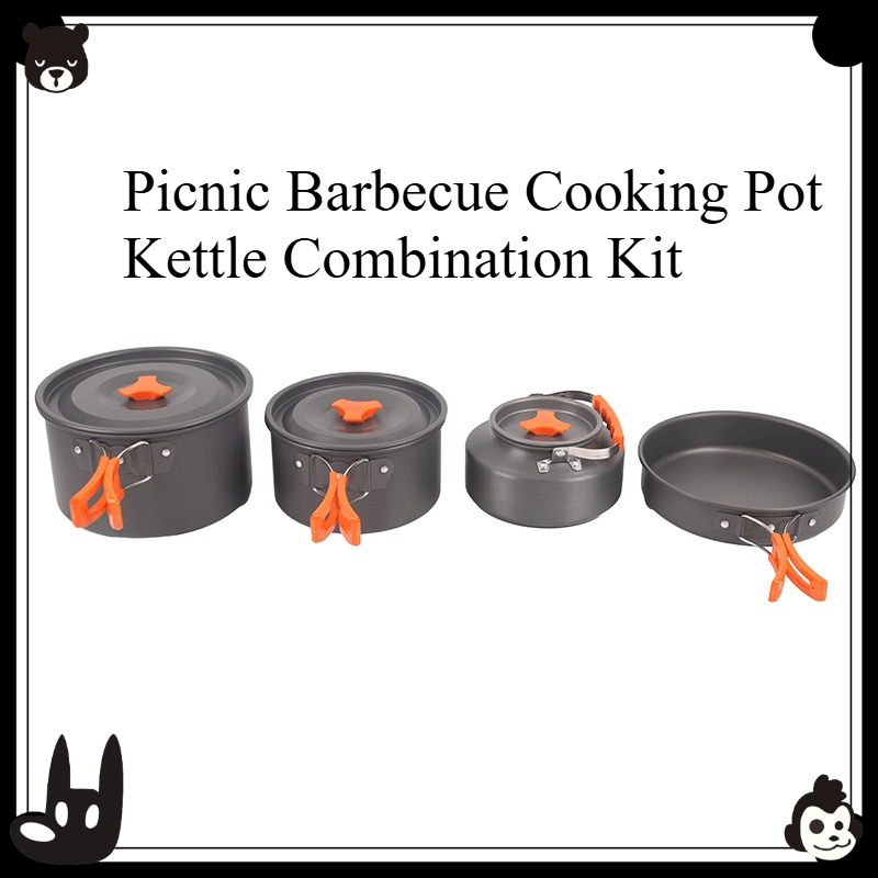 Juego de Utensilios de Cocina  - Camping Cooking Set With Kettle reseña y precio