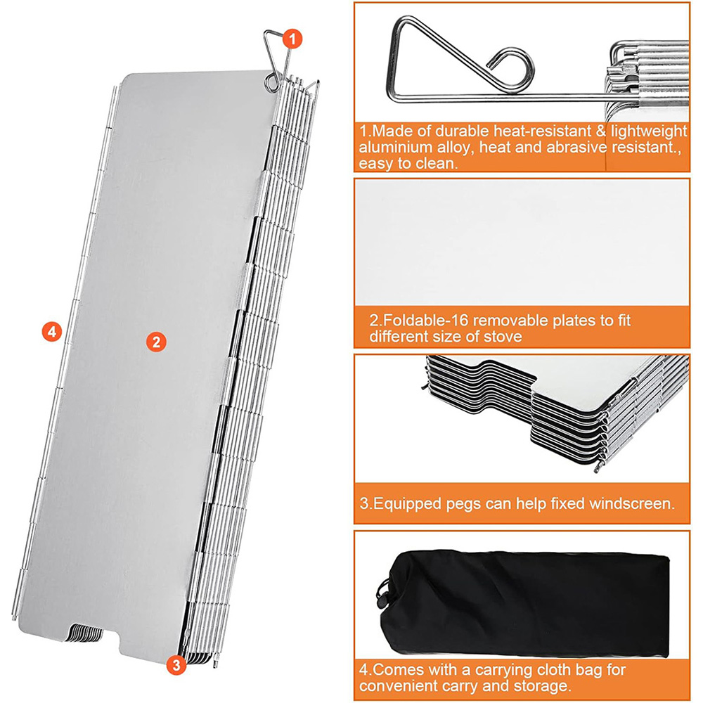 Paravientos Ligero Plegable pa - Camping Cooking Hob reseña y precio