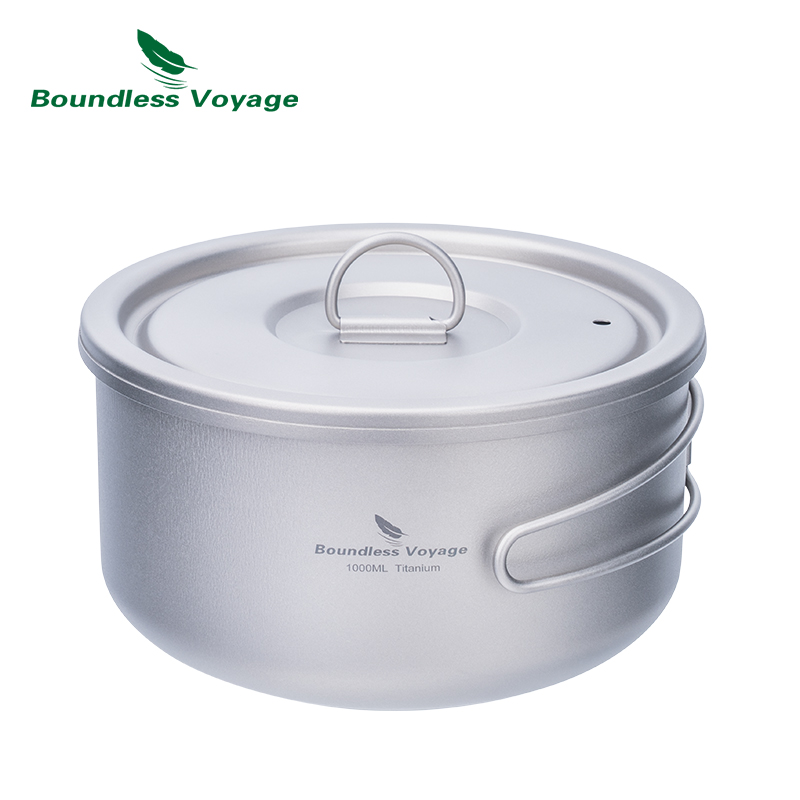Olla de Camping de titanio Bou - Camping Cooking Utilities reseña y precio