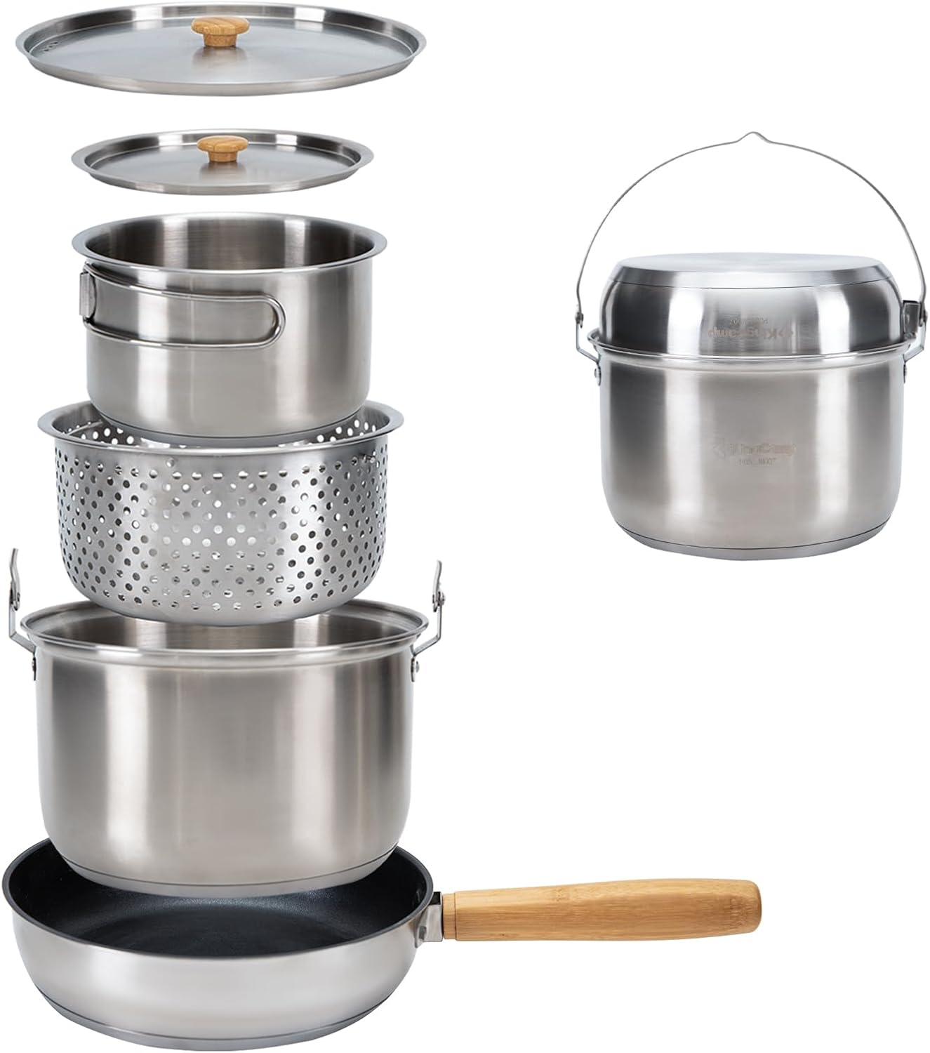 Juego de Utensilios de Cocina  - Camping Cooking Set With Kettle reseña y precio