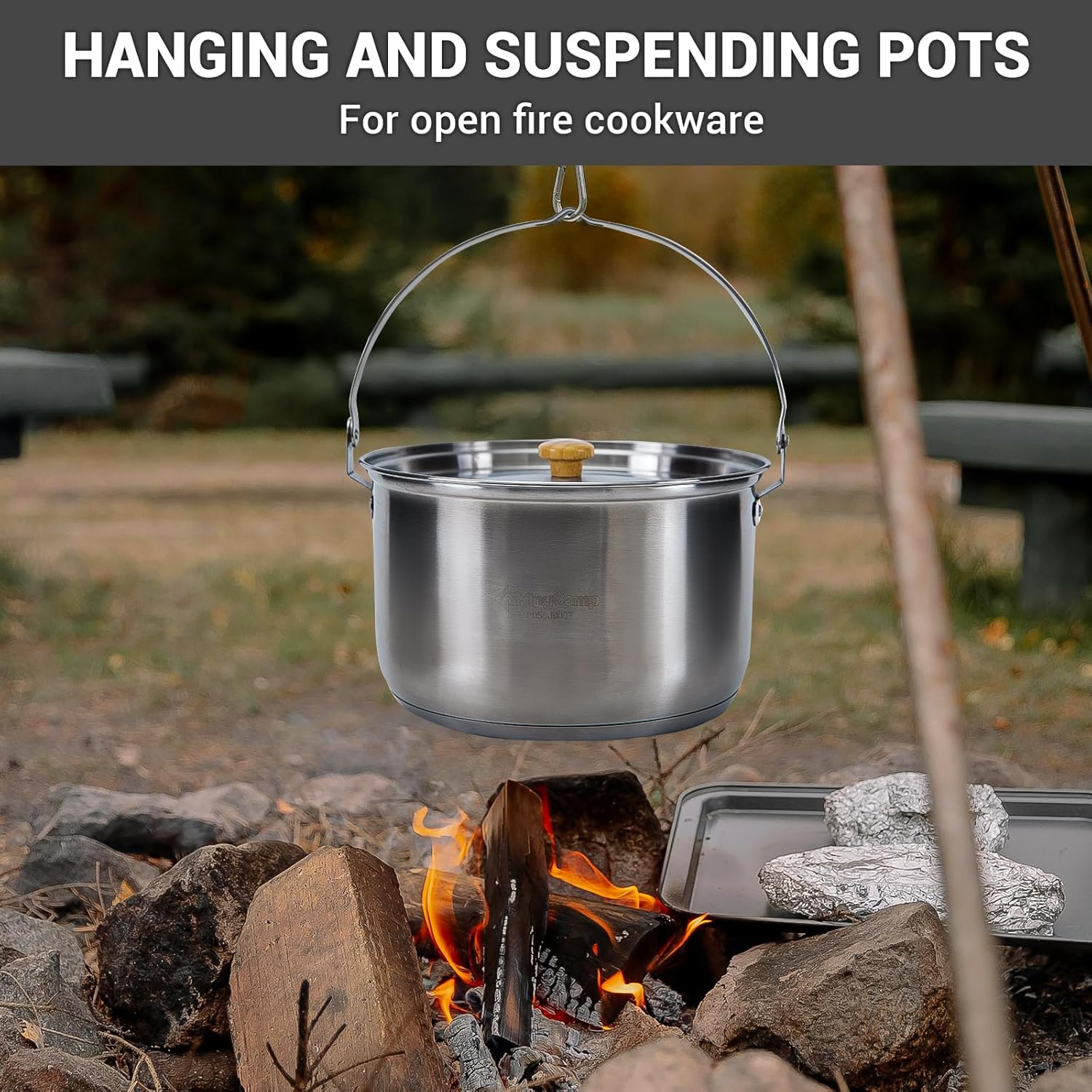 Juego de Utensilios de Cocina  - Camping Cooking Set With Kettle reseña y precio
