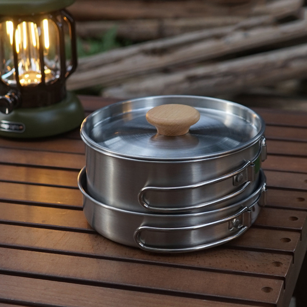 Olla portátil para acampar, ju - Camping Cooking Equipment Bag reseña y precio