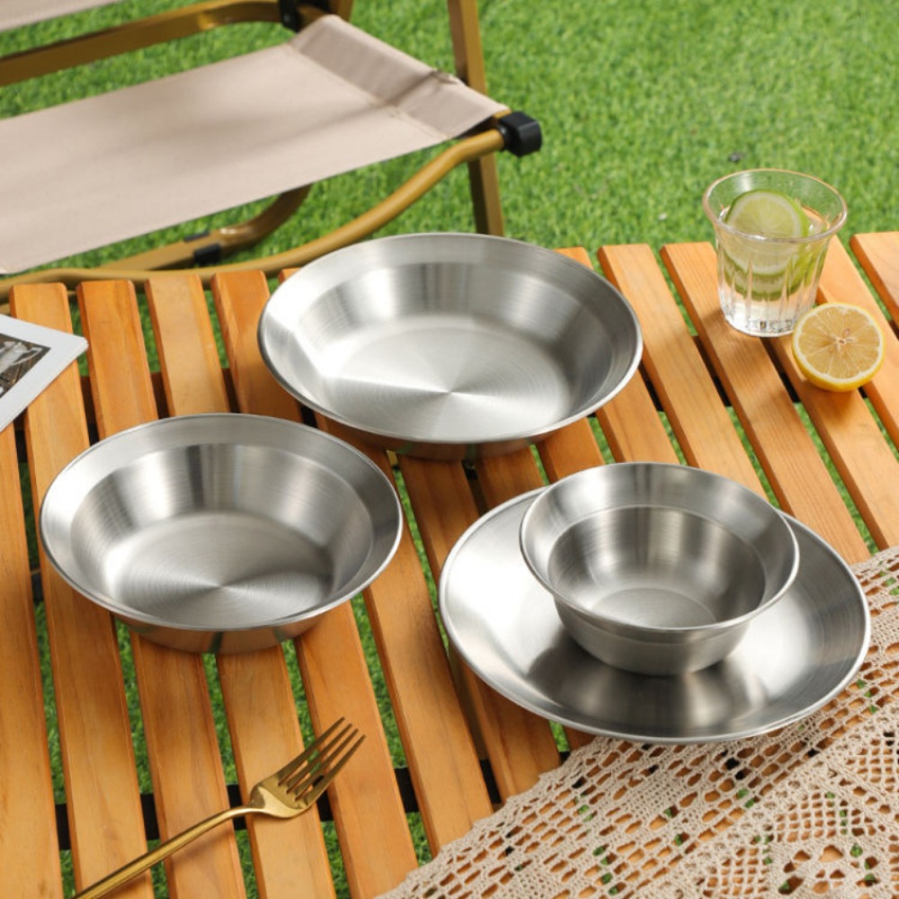 Juego de cubiertos de acero in - Camping Cooking And Eating reseña y precio