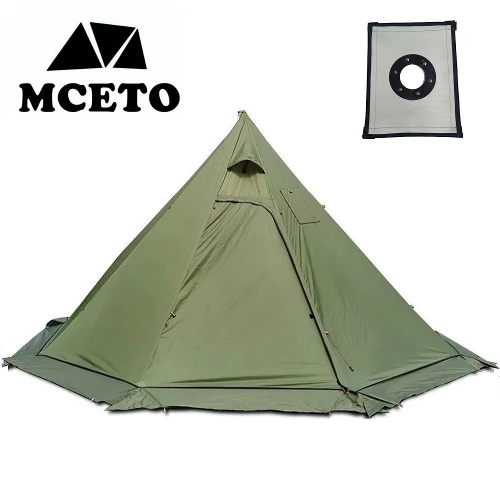 Nueva tienda piramidal con fal - Camping Cooking Tent reseña y precio