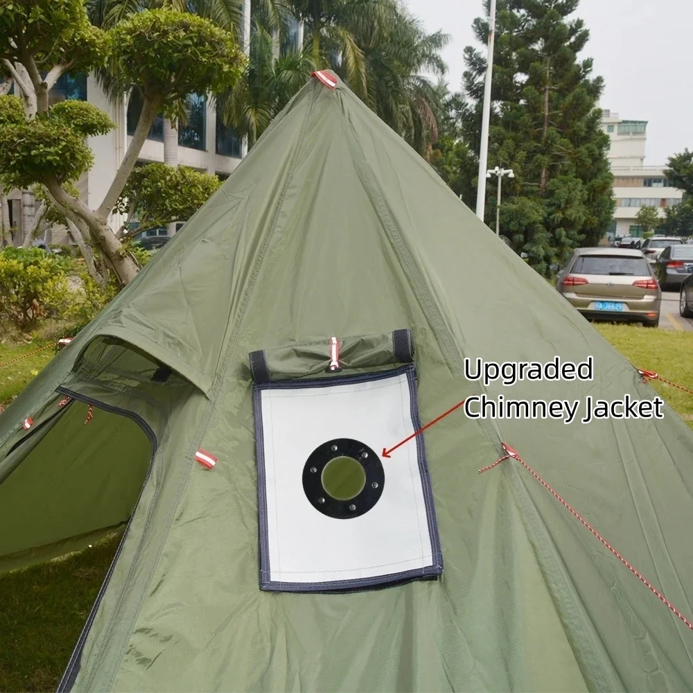 Nueva tienda piramidal con fal - Camping Cooking Tent reseña y precio