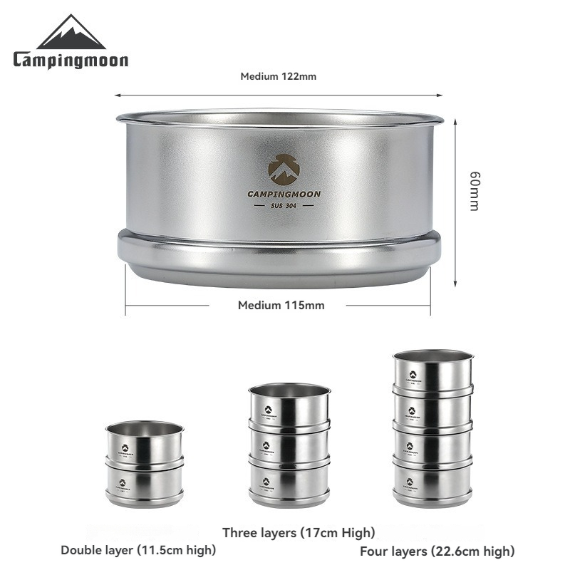 CAMPINGMOON Portatle Camping a - Camping Cooking Tray reseña y precio
